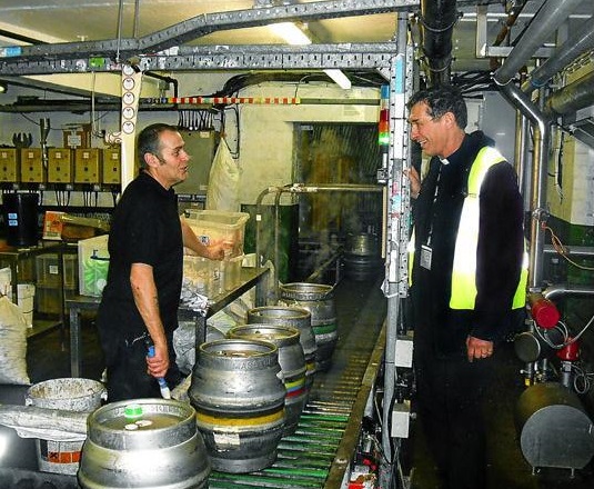 Bill at Marstons Brewery